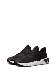 Calvin Klein Black Low Top Lace Up Knit Trainers - Image 2 of 6