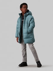 Calvin Klein Green Essential Parka Puffer - Image 2 of 5