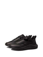 Calvin Klein Black Eva Low Lace Mix Runner Trainers - Image 3 of 7