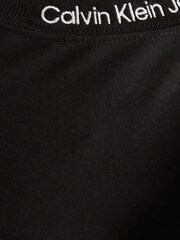 Calvin Klein Black Relaxed 100% Cotton Neck Embroidered Short Sleeved T-Shirt - Image 5 of 5