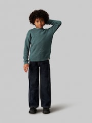 Calvin Klein Green Boucle Crew Neck Jumper - Image 3 of 4
