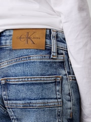 Calvin Klein Blue Regular Fit Straight Jeans - Image 4 of 4