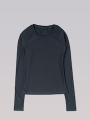 Pineapple Grey Womens Rib Long Sleeeve Top - Image 7 of 8