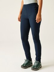 Regatta Blue Womens Pentre Stretch Walking Trousers - Image 1 of 7