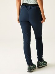 Regatta Blue Womens Pentre Stretch Walking Trousers - Image 2 of 7