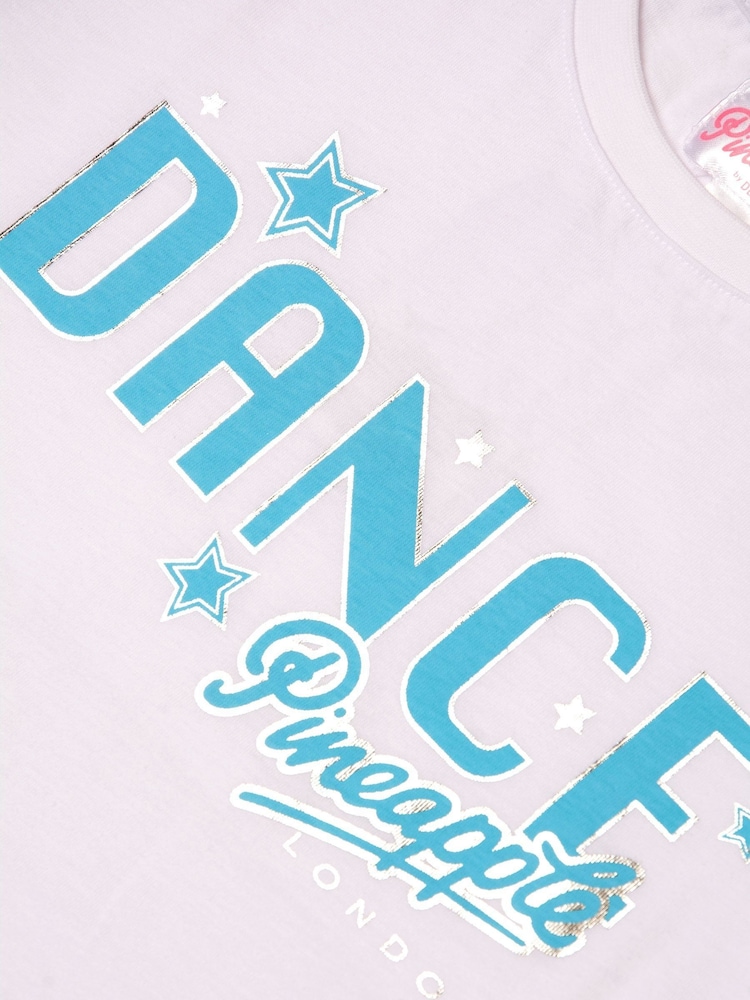 Pineapple White Girls Dance 100% Cotton T-Shirt - Image 9 of 9