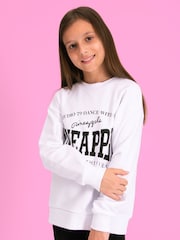 Pineapple White Girls Sweatshirt - Image 2 of 6