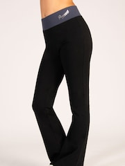 Pineapple Chrome Black Black Charcoal Contrast Band Jersey Trousers - Image 1 of 7