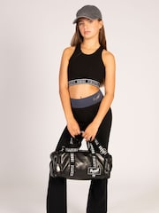 Pineapple Chrome Black Black Charcoal Contrast Band Jersey Trousers - Image 2 of 7