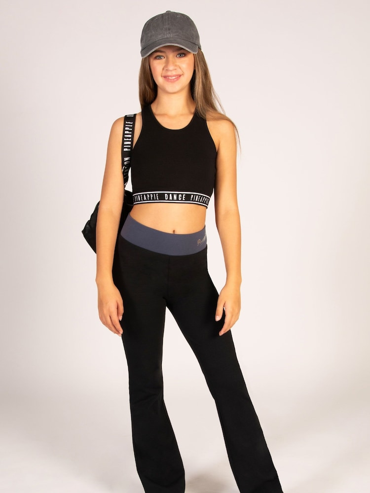 Pineapple Chrome Black Black Charcoal Contrast Band Jersey Trousers - Image 3 of 7