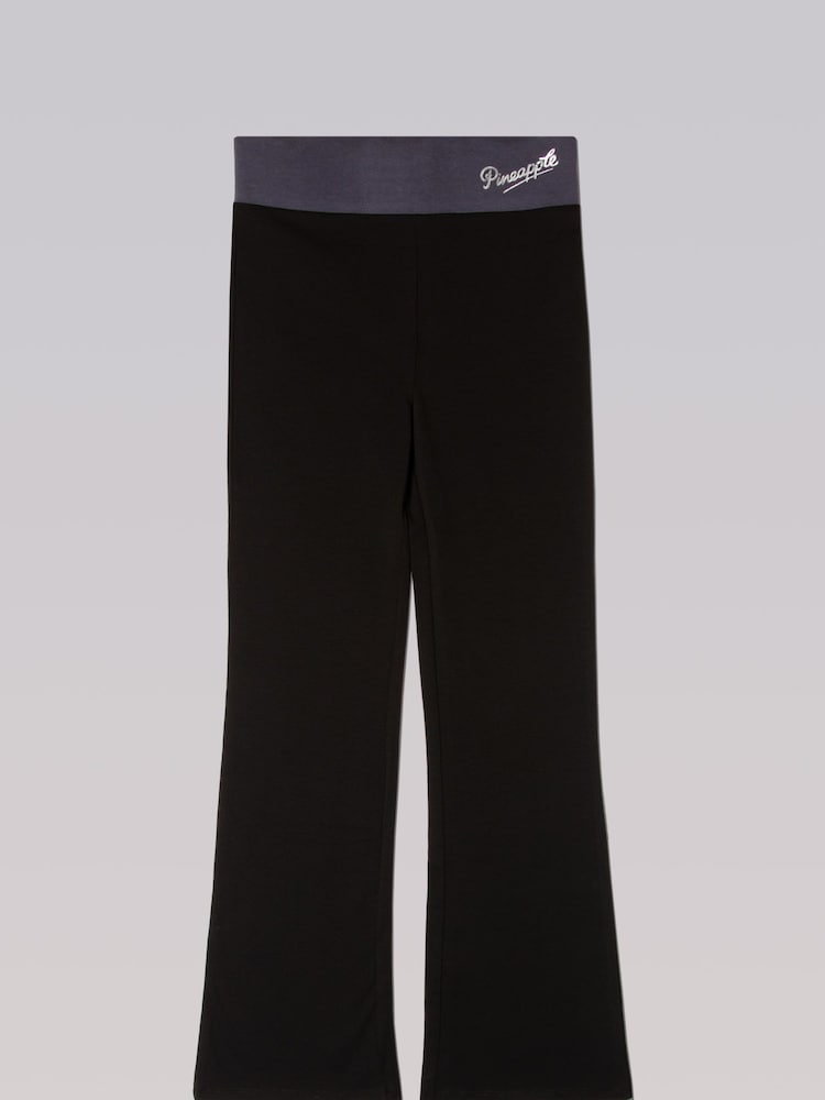 Pineapple Chrome Black Black Charcoal Contrast Band Jersey Trousers - Image 7 of 7