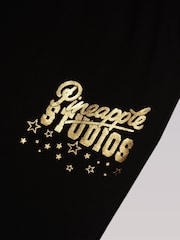 Pineapple Black Girls Cuff Joggers - Image 8 of 8