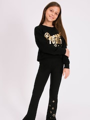 Pineapple Girls Star Jersey Flare Trousers - Imagen 6 de 9