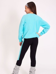 Pineapple Blue Girls Logo Sweat Top - Image 6 of 6
