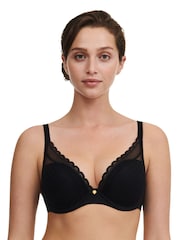 Chantelle Norah Chic Soft Feel Plunge Underwired T-Shirt Bra - Image 3 of 5