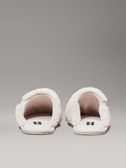 Бежевый - Calvin Klein тапочки из искусственного меха - Изображение 6 из 6