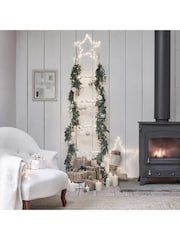 Lights4fun 2m Pre Lit Frosted Berry and Pinecone Garland - Image 3 of 3