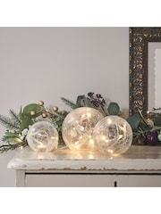 Lights4fun Clear Glass Fairy Light Orbs - Image 1 of 3