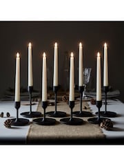 Lights4fun Ivory TruGlow® Remote Control LED Taper Candles - Image 1 of 2