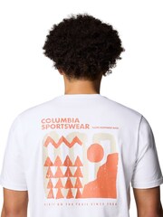 Columbia Explorers Canyon™ Back Short Sleeve White T-Shirt - Image 5 of 5