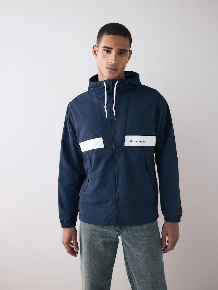 Columbia Blue Spire Valley™ Hooded Windbreaker Jacket - Image 1 of 6