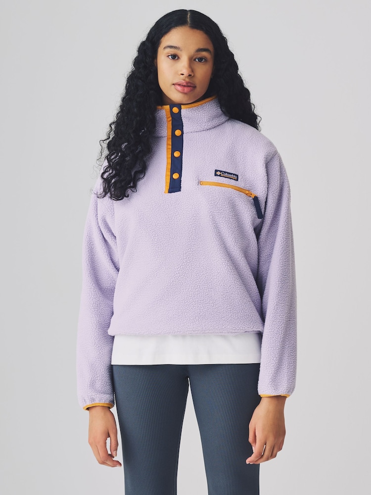 Columbia Green Helvetia™ II Printed Cropped Half Snap Fleece - Image 1 of 7