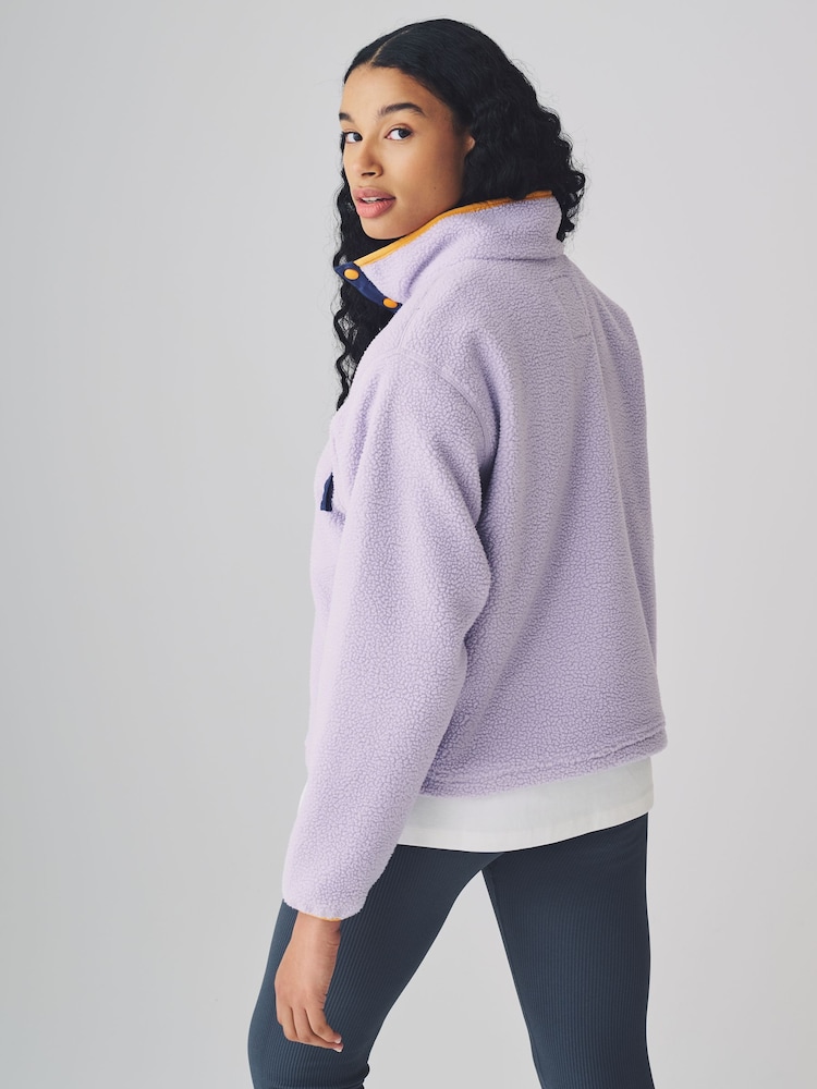 Columbia Green Helvetia™ II Printed Cropped Half Snap Fleece - Image 4 of 7
