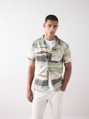 Columbia Green Pine Canyon™ Short Sleeve 100% Cotton T-Shirt - Image 3 of 6