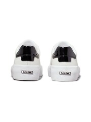 Calvin Klein White Vulcanized Lace Up Leather Trainers - Image 4 of 7