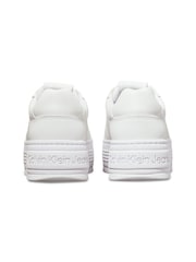 Calvin Klein White Bold Platform Low Leather Trainers - Image 5 of 7