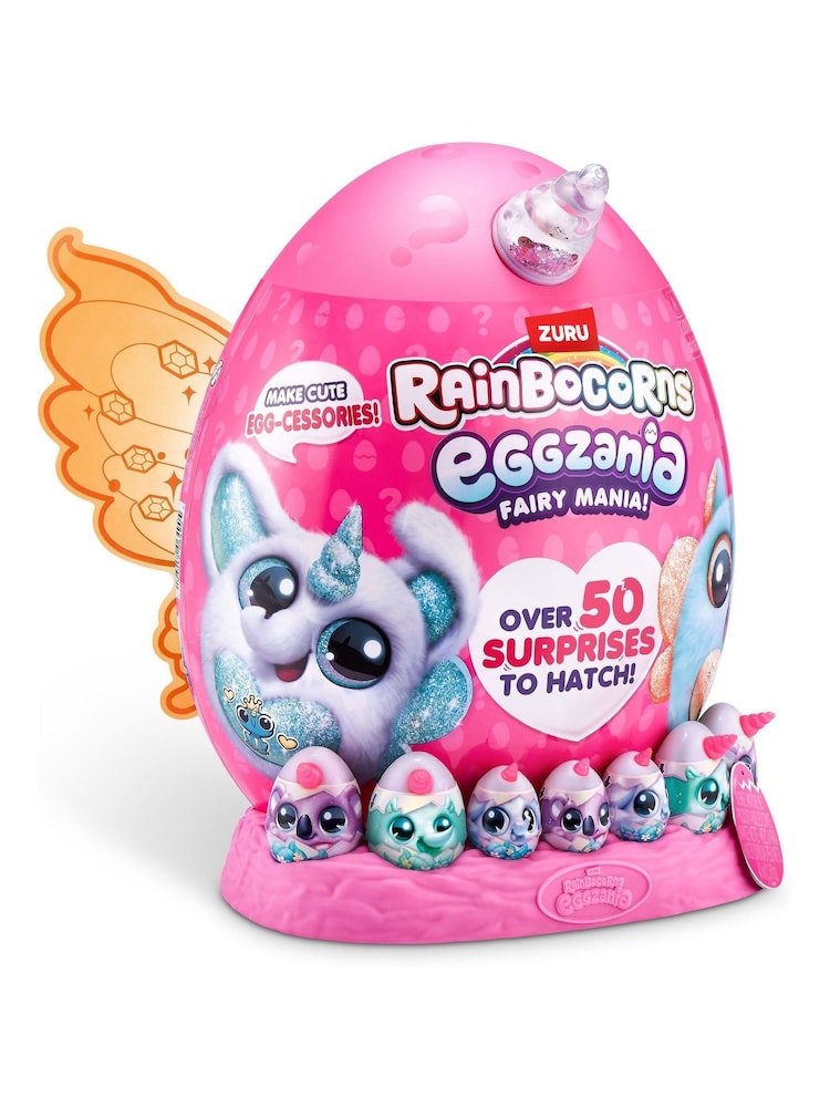 Zuru Large Rainbocorns Eggzania Fairy Mania Plush S1 - Image 6 of 6 Zuru Large Rainbocorns Eggzania Fairy Mania Plush S1 - Image 6 of 6