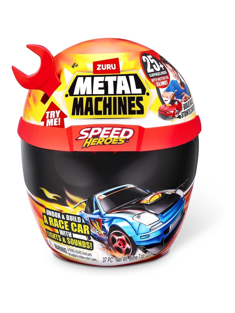 Zuru Metal Machines Speed Heroes S1 Helmet Playset - Image 1 of 6
