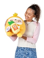 Zuru Snackles 14" Plush Sloth And Dole Pineapple - Image 1 of 5