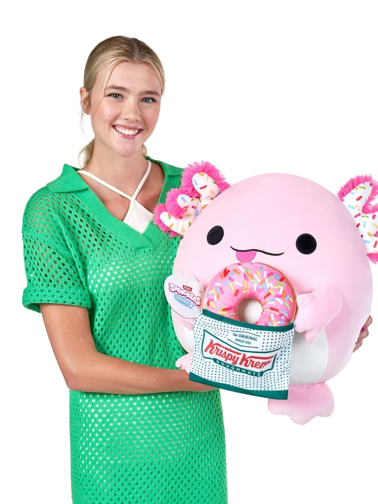 Zuru Snackles 14" Plush Axoklotl And Krispy Kreme - Image 1 of 4
