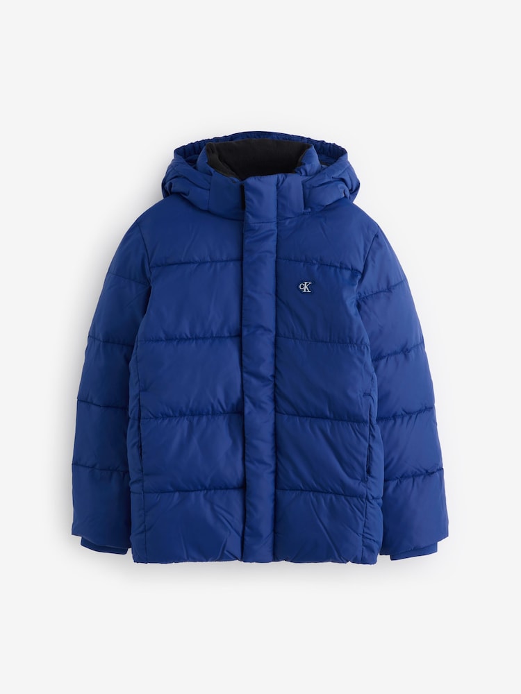 Calvin Klein Blue Essential Puffer Jacket - Image 1 of 2