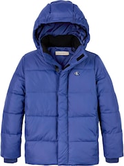 Calvin Klein Blue Essential Puffer Jacket - Image 2 of 2