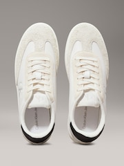 Calvin Klein White Classic Low Cup Lace Up Leather Trainers - Image 4 of 7