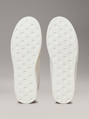 Calvin Klein White Classic Low Cup Lace Up Leather Trainers - Image 5 of 7