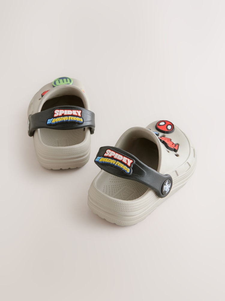 Neutral Marvel Clogs - Image 6 of 7