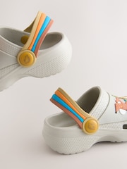 Neutral Dinosaur Print Scene Character Clogs - Image 5 of 7