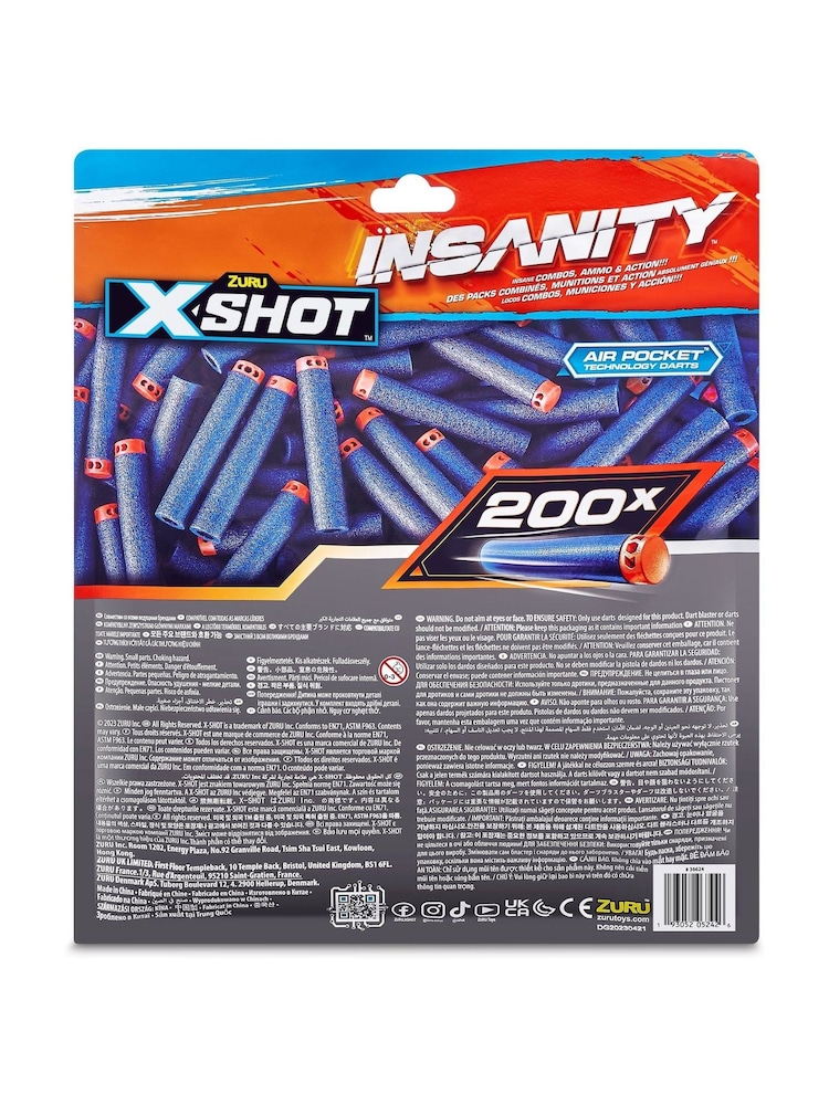 Zuru X-Shot Insanity 200pk Refill Darts - Image 3 of 3