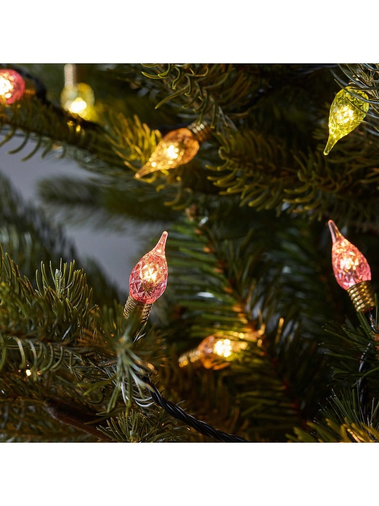 Lights4fun 150 Pastel C9 Bulb Connectable Christmas Tree Lights - Image 2 of 3
