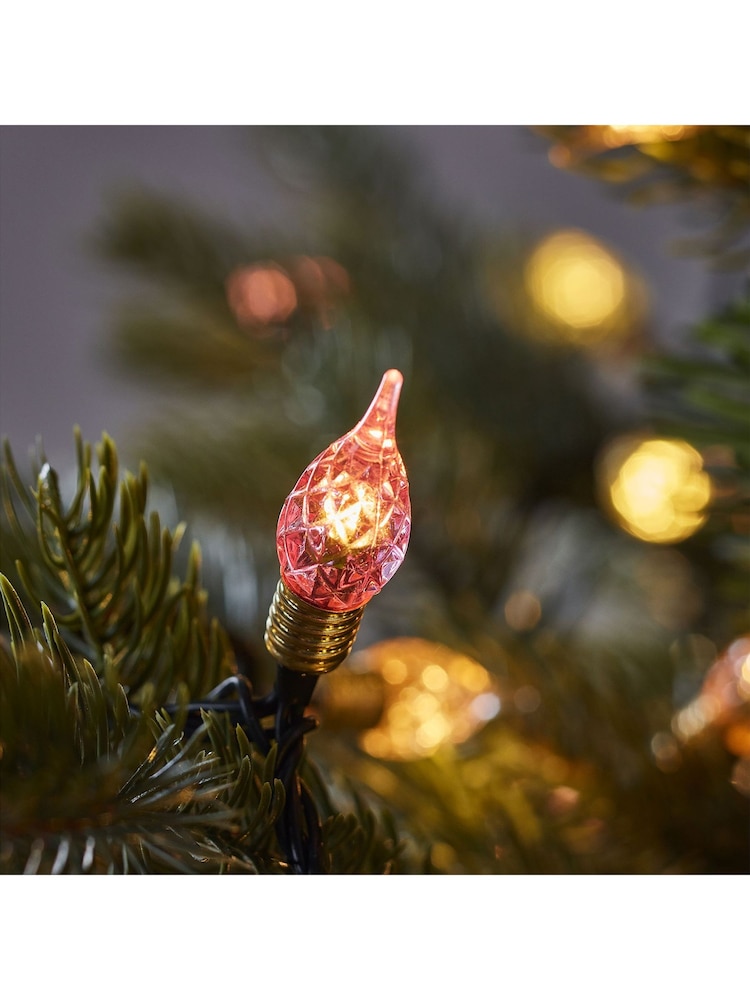Lights4fun 150 Pastel C9 Bulb Connectable Christmas Tree Lights - Image 3 of 3