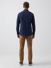 French Connection Blue 100% Cotton Shirt - Image 2 of 3