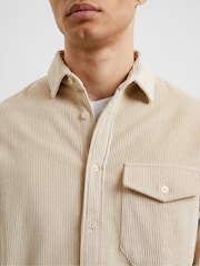 French Connection Washed Cord Brown Shacket - Image 3 of 3