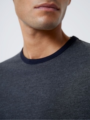 French Connection A 2 Pack Ringer Black T-Shirt - Image 3 of 3