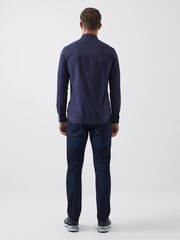 French Connection Black 100% Cotton Design Shirt - Image 2 of 3