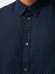 French Connection Black 100% Cotton Design Shirt - Image 3 of 3
