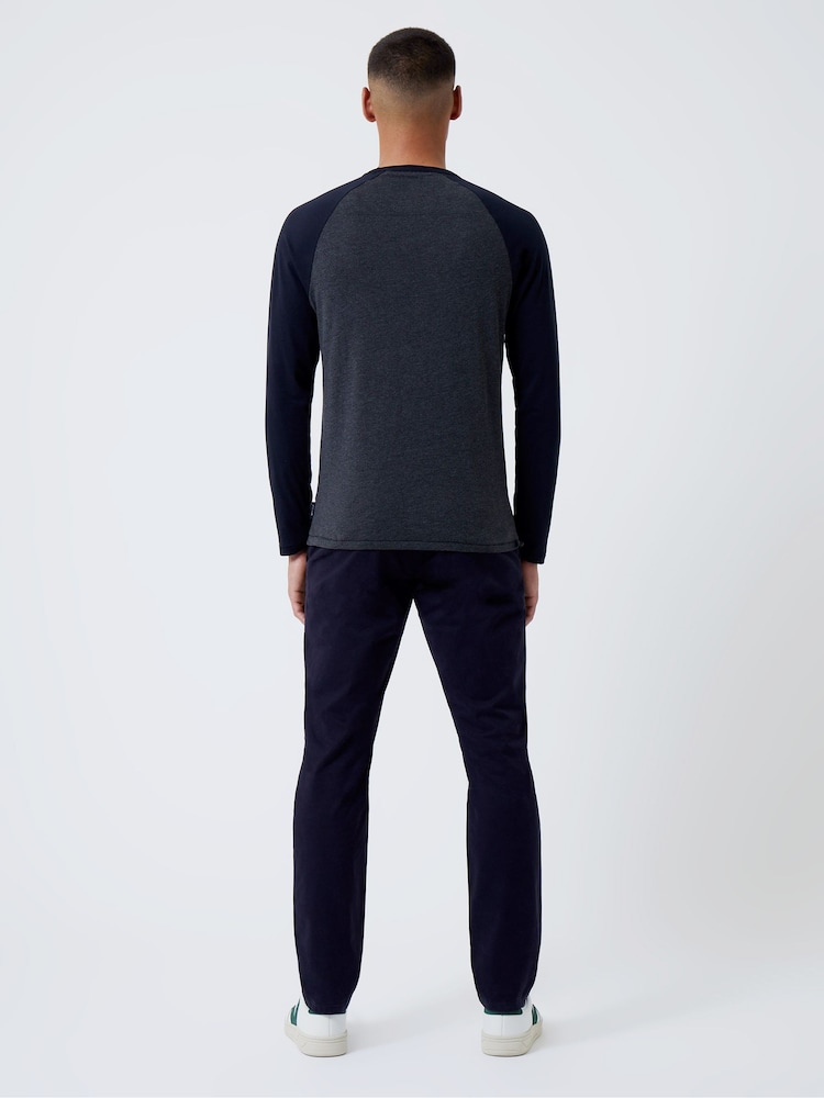 French Connection Raglan Long Sleeve T-Shirts 2 Pack - Image 2 of 4