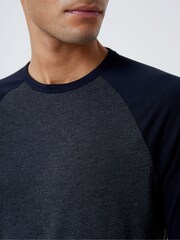 French Connection Raglan Long Sleeve T-Shirts 2 Pack - Image 3 of 4